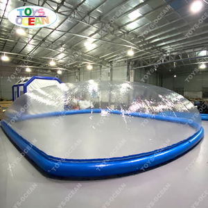 Couverture de <span class=keywords><strong>piscine</strong></span> en PVC personnalisée Offre Spéciale couverture de sécurité de <span class=keywords><strong>protection</strong></span> de dôme gonflable à air transparent pour piscines - Product Image 5