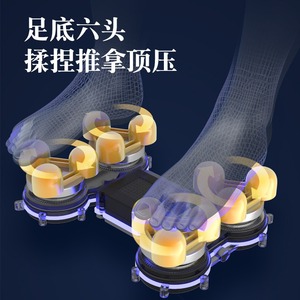 Fauteuil de massage entièrement automatique, électrique, intelligent, avec pétrissage sans rail, massage multipoints, pour usage domestique, coussin de siège gris et noir - Product Image 3