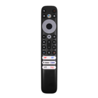 Control Remoto ES-RM098-2-V a Precio de Fábrica para el Nuevo Google Chromecast 4k TV, Decodificador con Google Voice, Smart TV G9N9N, Control por Voz BT IR