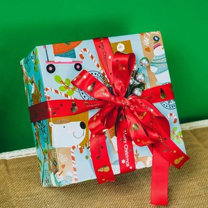 Custom Christmas-Themed Cartoon Gift <b>Wrapping</b> <b>Paper</b> Roll Single Side PE Coated Art <b>Paper</b> 100GSM Eco-Friendly Recyclable Digital - Product Image 2