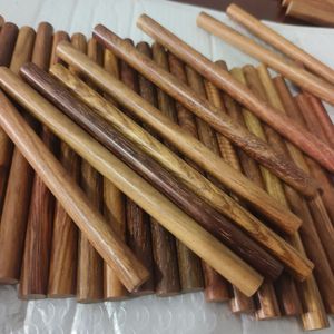 แท่งไม้กลมขนาดเส้นผ่านศูนย์กลาง 1 ซม. 2 ซม. 3 ซม. สำหรับงานฝีมือสไตล์มินิมอลทำมือ - Product Image 1
