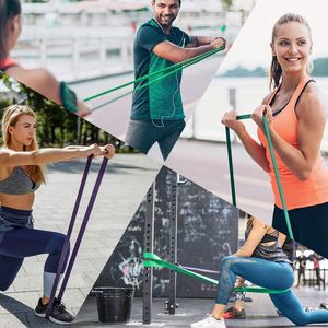 Bandas de Resistencia de Látex Natural de Alta Resistencia, Bandas de Asistencia para Dominadas, para Equipos de Gimnasio, Fitness, Estiramiento y Entrenamiento de Fuerza - Product Image 6