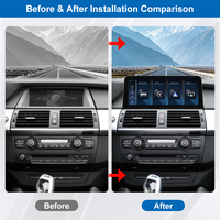 Écran Tactile Lecteur DVD Voiture 10.25''/12.3'' pour BMW X5/X6 E70 E71, Compatible CarPlay et Android, Prise en Charge du Système CCC