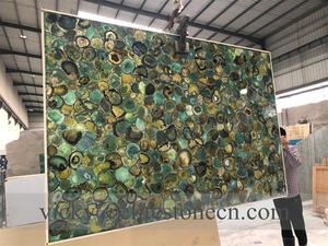 Dalles de pierre naturelle <span class=keywords><strong>en</strong></span> quartz rose cristallin, panneaux muraux décoratifs <span class=keywords><strong>en</strong></span> pierres précieuses, carreaux de décoration intérieure - Product Image 6