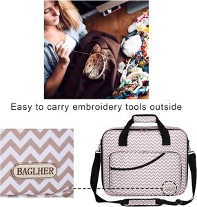 Étui gratuit pour machine à coudre, sac fourre-tout polyvalent, convient à la plupart des machines à coudre Singer et Brother Janome - Product Image 3