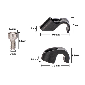 ZTTO – boîtier de frein de vélo, boucle de fixation de fourche, boucle en forme de C, câble de frein, pince de tuyau, Guide de câble, cadre, Clips de tube fixes - Product Image 5