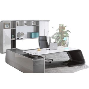 Escritorio Ejecutivo Moderno para Oficina, Escritorio para Jefe con Acabado Lacado, Uso Individual - Product Image 5
