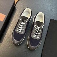 JJW Sneakers décontractées pour hommes de style designer de haute qualité, en daim et mesh multicolores, chaussures de marche quotidiennes