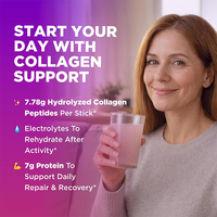 Rosebest, fabricant chinois, électrolytes en vrac, poudre de peptides de collagène, suppléments énergétiques en sachet, boisson pour l'hydratation, la peau et les cheveux