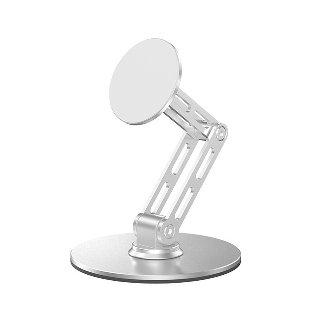 Tabletpc Stand Adjustable Aluminum Alloy Stand Magnetic Rotating Tablet Stand Aluminum Alloy Live Streaming Laser Printed Deskto