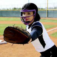 Masque de softball en alliage de magnésium ultra-léger, protection faciale durable pour les joueuses de baseball, équipement de protection pour adultes