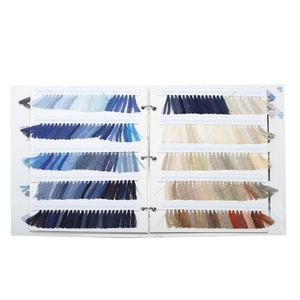 Sổ mẫu màu vải polyester 100% bán buôn, thiết kế gấp, với 924 mẫu nhuộm màu dùng cho đan móc - Product Image 2