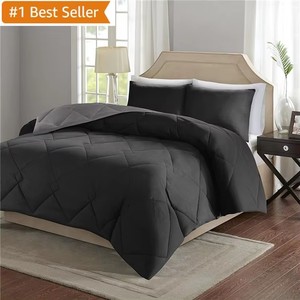 Couvre-lit moelleux <span class=keywords><strong>et</strong></span> chaud de marque personnalisée, taille King, broderie de mariage, ensemble de literie de luxe, <span class=keywords><strong>couette</strong></span> 100% polyester, toutes saisons - Product Image 2