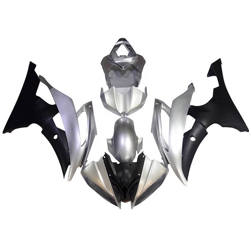 ZXMT Unpainted Rear Tail Section Cowl Fairing For Yamaha YZF R6 2008-2016 – 4-Piece ABS Plastic Kit, Pre-Drilled