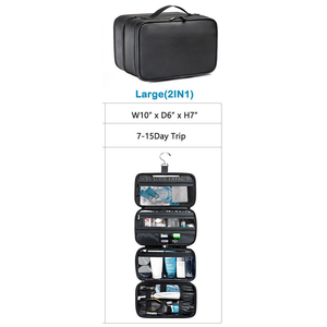 Bolsa de Aseo Profesional Colgante, Organizador Grande Resistente al Agua para Maquillaje y Cosméticos, Venta Caliente - Product Image 4