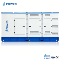 Groupe électrogène diesel silencieux de type industriel de grande capacité 750 KVA Puissance de base 50 Hz/60 Hz ATS Prix direct d'usine