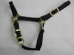 Haute qualité personnalisé cheval licou bride Durable confortable collier de tête corde de plomb PVC enduit Nylon sangle lumières professionnel - Product Image 3