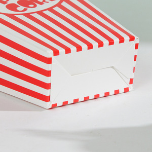 Sacs à Popcorn Personnalisables OEM pour la Livraison, Emballages Alimentaires Pliables en Carton Ivoire de Haute Qualité, Biodégradables et de Style Vintage - Product Image 4