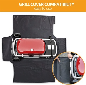 Housse de barbecue à gaz robuste, résistante aux déchirures et aux UV, accessoire extérieur pour accessoires <span class=keywords><strong>Weber</strong></span> Traveler - Product Image 4