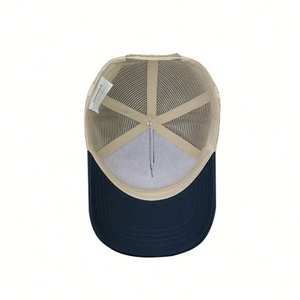 Sombrero de camionero de perfil alto personalizado al por mayor gorra con logotipo de algodón 100% con bordado sombreros de malla de estilo australiano Hip Hop de moda - Product Image 4