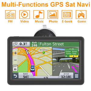 Dernières cartes 7 pouces écran tactile capacitif 8GB BT voiture stéréo <span class=keywords><strong>satellite</strong></span> Auto camion GPS navigateurs pour voitures avec Mpas gratuit - Product Image 2