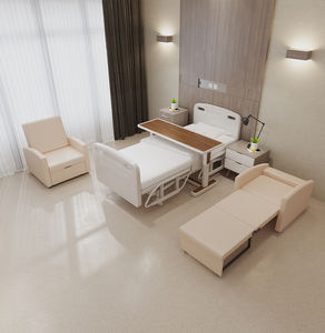 Fauteuil-lit convertible moderne pour salles d'attente de soins intensifs, chaises-lits pour les séjours nocturnes en famille et les soignants, pliables pour hôpitaux, lit simple - Product Image 6