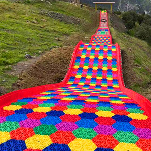 Juegos para Parque de Diversiones de Jardín Señorial Tobogán de Plástico PP con Rampa Arcoíris Tobogán Largo de Montaña en Ecuador - Product Image 4