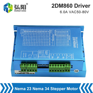 JMC สเต็ปเปอร์ไดรเวอร์<span class=keywords><strong>2DM860</strong></span> 8-80VDC IP54 2.1-8.4A 250kHz สำหรับเราเตอร์มอเตอร์ NEMA34/NEMA42 - Product Image 2
