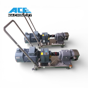 Bomba de Lóbulos de Rotor de Una Sola Aspa de Acero Inoxidable SS304 SS316L de 7.5HP 5.5KW -52 con Caja de Control y Motor Antideflagrante al Mejor Precio - Product Image 2