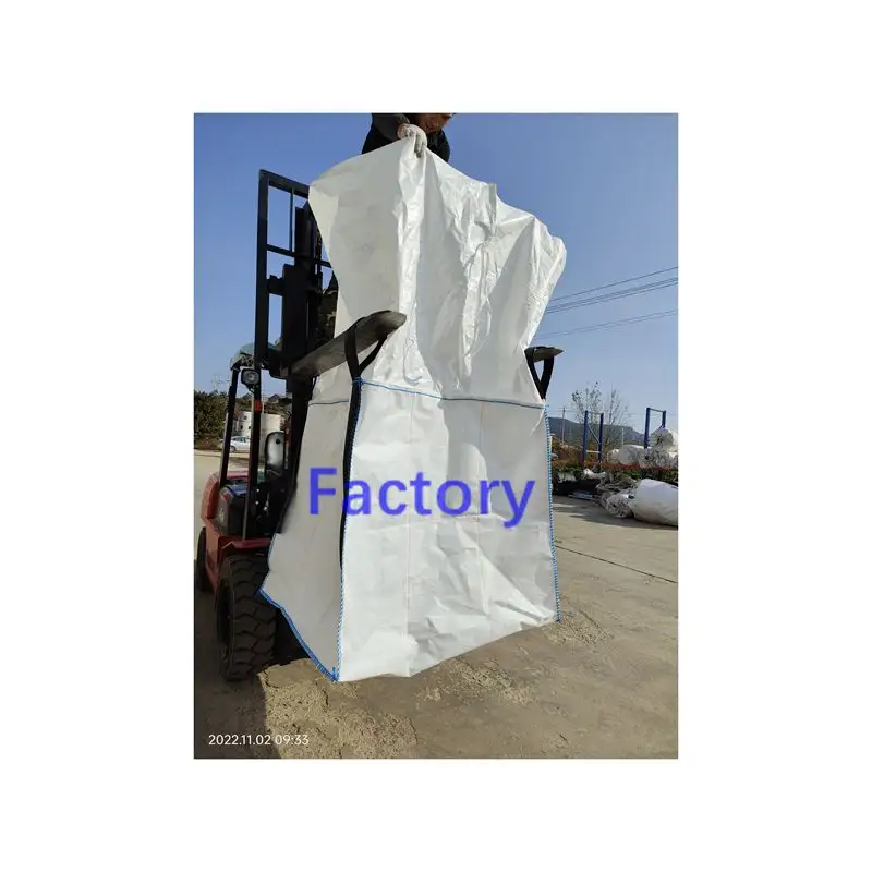 1 Ton 2 Ton Zachte Container Ton Tas Polyethyleen Geweven Pp Jumbo Tas/Pp Big Bag/Bulk Tas Voering Zakken