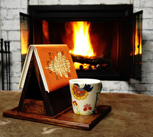 JUNJI Libro de menú de madera Soporte para libro de cocina Regalo perfecto Día DE LA MADRE Día <span class=keywords><strong>del</strong></span> <span class=keywords><strong>Padre</strong></span> Navidad Inauguración Leer amante - Product Image 6