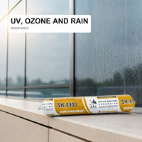 Scellant silicone haute performance anti-fuite pour toiture de véranda, indice 35, résistant aux intempéries