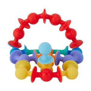Juguete de Silicona con Ventosa para Niños, Unisex, Multicolor, Tamaño de Viaje, Juego de 15 Piezas, No Tóxico, Educativo - Product Image 2