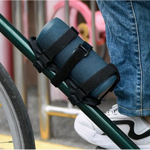 Sangle de fixation pour haut-parleur de vélo, réglable, en nylon noir, pour utilisation sur le guidon du vélo - Product Image 2