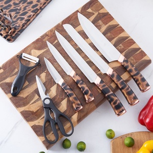 Household Stainless Steel Chef <b>Knife</b> <b>Set</b> Scissor Peeler Kitchen Tools Kitchen <b>Knife</b> <b>Set</b> With <b>Knife</b> Holder - Product Image 2