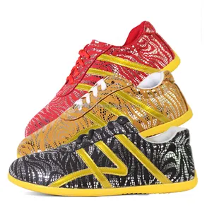 Martial arts shoes Chinese traditional real leather tai chi kung fu WUSHU competition shoes