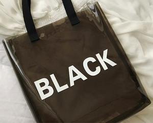 Sac de plage en PVC transparent réutilisable à la mode en gros, sac à main, sac de shopping, sac cadeau - Product Image 3