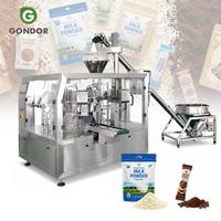 Ligne d'emballage verticale autoportante pour sachets de 500g, machine d'emballage automatique de poudre et de savon en sachets refermables