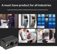 Mini-scanner 2D fixe USB CMOS pour codes QR et codes-barres, compatible multi-OS, 200 scannages/secondes, en stock (OEM/ODM)