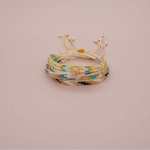 Pulsera Tejida con Cuentas de Arroz Japonesas de Estilo Étnico Exótico de Nicho Transfronterizo Go2bohoins, Moda de Exportación para Mujer - Product Image 4