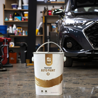Vernis acrylique haute dureté 2K transparent anti-UV écologique à haute teneur en solides pour l'automobile et les bateaux