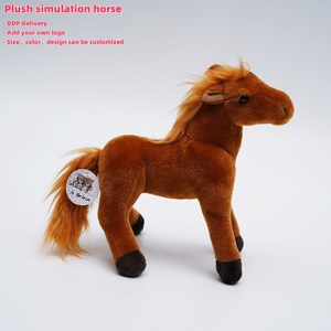 Colorful Stitch Standing Simulation <strong>Horse</strong> Stuffed Animal Super Soft Plush Baby Toy Customizable ODM Design Cute Plushies China - Product Image 2