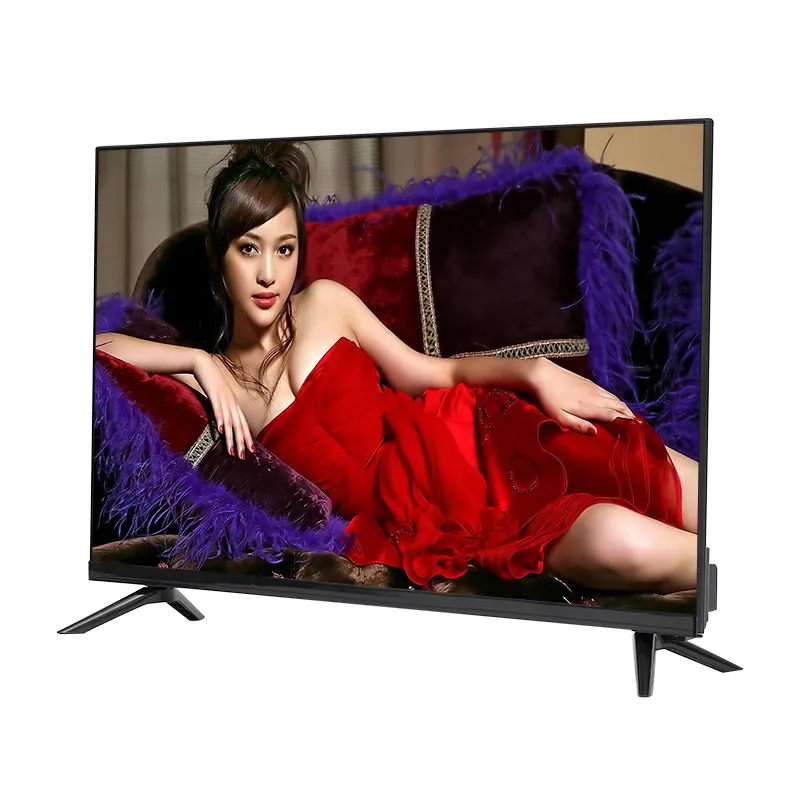 चीन कारखाने आपूर्तिकर्ता 32 इंच एलईडी स्मार्ट टीवी बड़े फ्लैट स्क्रीन टीवी कई कार्यों गुणवत्ता की गारंटी टेलीविजन