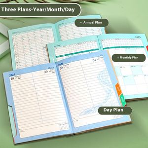 Agenda professionnel texturé de qualité supérieure 2025 avec design en relief, gestion efficace du temps, calendrier pour les affaires - Product Image 2