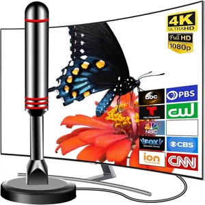 <span class=keywords><strong>Antenne</strong></span> TV intelligente ATVFuture pour intérieur, base magnétique puissante, réception longue portée à 360°, chaînes locales, installation facile - Product Image 1