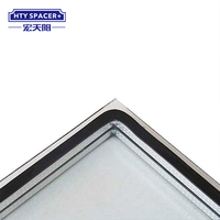 Barre d'entretoise en aluminium de bord chaud de cachetage butylique utilisée pour le double vitrage en verre isolant