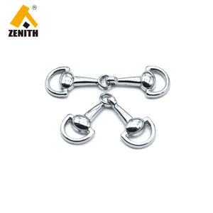 Hebilla de metal de zapato de anillo doble decorativo de metal de zinc para accesorio elegante - Product Image 3