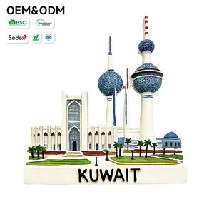 Aimant de réfrigérateur décoratif en résine 3D peinte, souvenir de voyage représentant la Statue de la Liberté et le <span class=keywords><strong>Pont</strong></span> Empire State aux États-Unis - Product Image 4