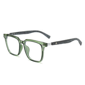 Montures <span class=keywords><strong>de</strong></span> lunettes tendance TR90 effet <span class=keywords><strong>bois</strong></span> pour hommes et femmes, anti-lumière bleue, pour myopie, lunettes carrées classiques - Product Image 5