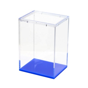 Tùy Chỉnh Màu Cơ Sở Từ Nắp Pop Con Số Hiển Thị Trường Hợp 4 Mm Acrylic Rõ Ràng Vui Vẻ KO Pop Hộp Cứng Bảo Vệ - Product Image 3